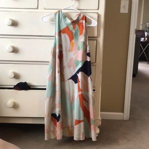 Anthropologie Silk Floral Maeve Dress